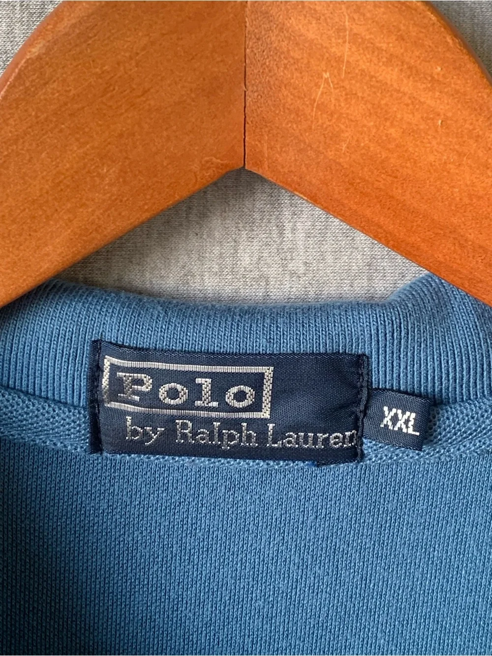 Polo Ralph Lauren Big Pony Polo Shirt Youth Boys Blue 3 Patch